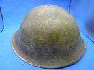 Original WW2 British / Canadian Army Mk3 High Rivet Turtle Army Helmet & Lin - The Militaria Shop