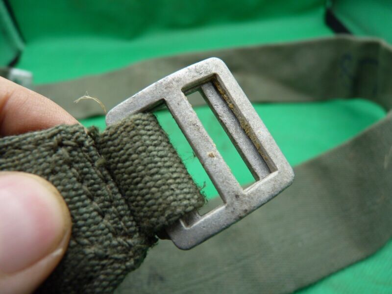 Original WW2 British Army 44 Pattern Equipment Strap - 1945 Dated - The Militaria Shop