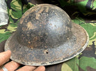 British Army Mk2 Brodie Helmet - Original WW2 - South African Manufactured - The Militaria Shop