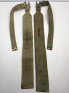 Original WW2 British Army 37 Pattern L Straps Pair - Wartime Dated - The Militaria Shop
