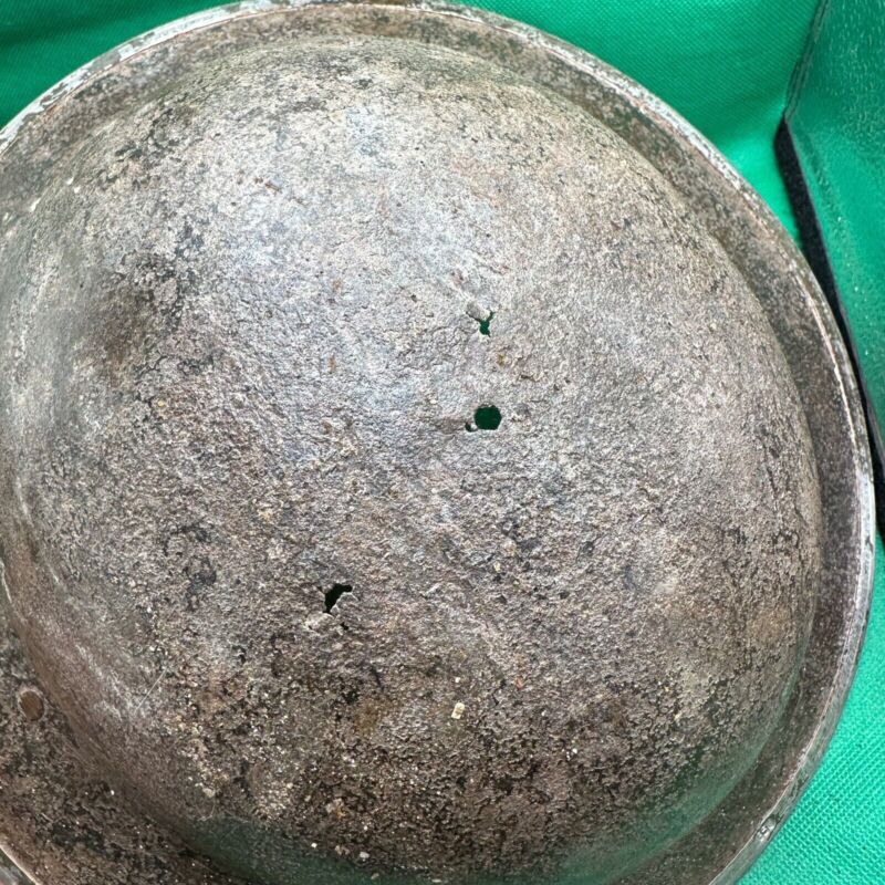 British Army Mk2 Brodie Helmet - Original WW2 - South African Manufactured - The Militaria Shop