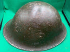 WW2 Canadian Army Mk3 Turtle Helmet - Original WW2 Helmet Shell - High Rivet - The Militaria Shop