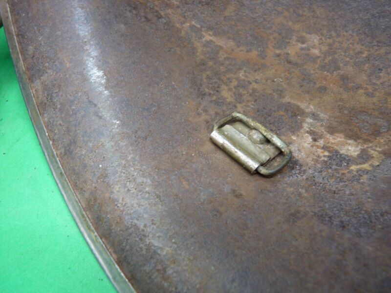 Original WW2 British / Canadian Army Mk3 High Rivet Turtle Army Combat Helmet - The Militaria Shop