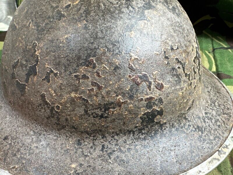 British Army Mk2 Brodie Helmet - Original WW2 - South African Manufactured - The Militaria Shop