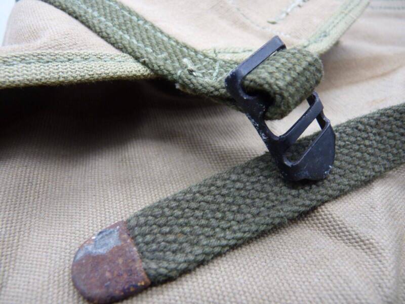 Original WW2 US Army M1928 Haversack Pack Tail - 1944 Dated - The Militaria Shop