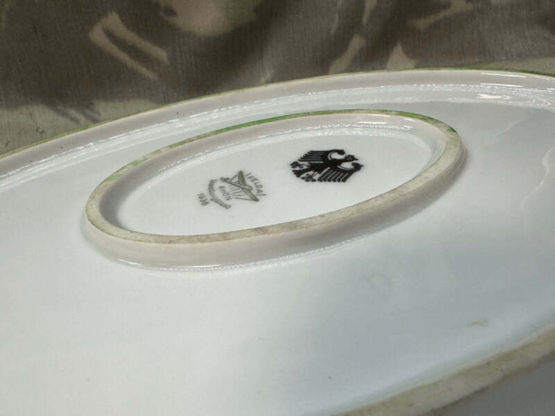 Original Pre/Early WW2 German Army Officers Mess Serving Platter - Felda Rhon - The Militaria Shop