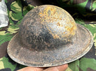 British Army Mk2 Brodie Helmet - Original WW2 - South African Manufactured - The Militaria Shop