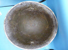 Original WW2 British / Canadian Army Mk3 High Rivet Turtle Army Combat Helmet - The Militaria Shop