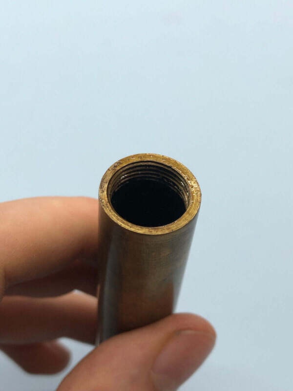 Original WW1 / WW2 British Army Lee Enfield SMLE Brass Oil Bottle - The Militaria Shop