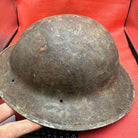 British Army Mk2 Brodie Helmet - Original WW2 - South African Manufactured - The Militaria Shop