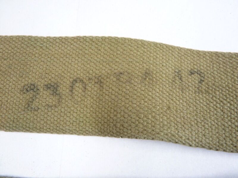 Original WW2 Pattern British Army L Straps Pair - 37 Pattern Webbing Haversack - The Militaria Shop