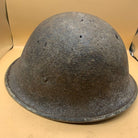 Original WW2 British / Canadian Army Mk3 Hight Rivet Turtle Army Combat Helmet - The Militaria Shop