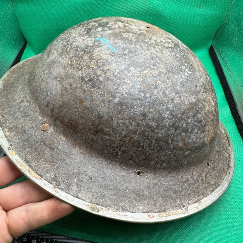 British Army Mk2 Brodie Helmet - Original WW2 - South African Manufactured - The Militaria Shop