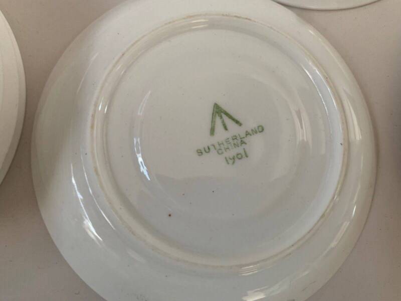 Genuine British Army Officers Mess Porcelain Coffee / Tea Saucer - The Militaria Shop