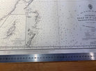 WW2 British 1952 Dated ADMIRALTY EDITION map of THE GULF OF ST. LAWRENCE. - The Militaria Shop