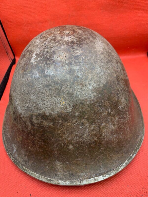 Mk3 Turtle Helmet - Original WW2 British / Canadian Army Combat Helmet - The Militaria Shop