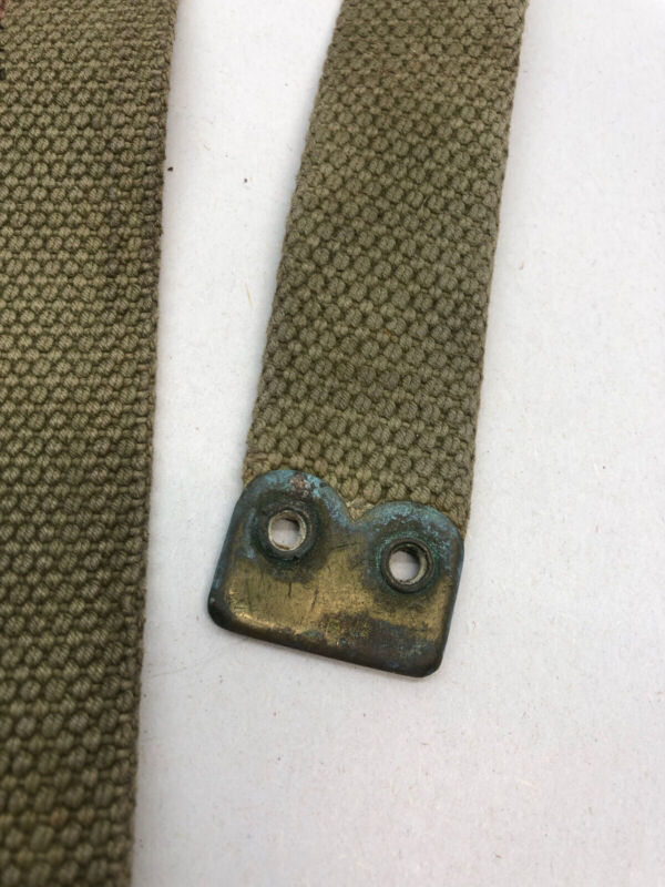 Original WW2 British Army 37 Pattern L Straps Pair - Wartime Dated - The Militaria Shop