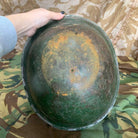 Original WW2 British / Canadian Mk3 Army Combat Helmet - Canadian Div Sign RARE - The Militaria Shop