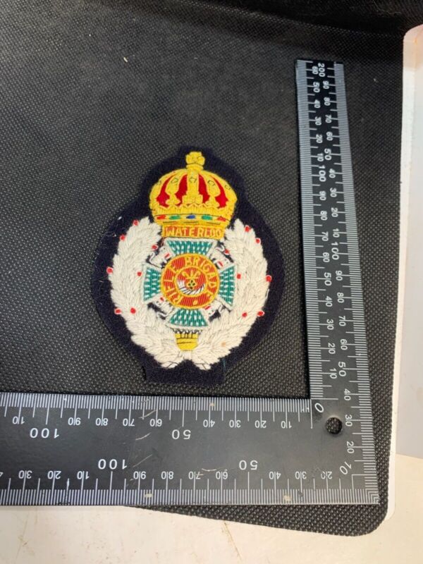 British Army Rifle Brigade Regiment Embroidered Blazer Badge - The Militaria Shop