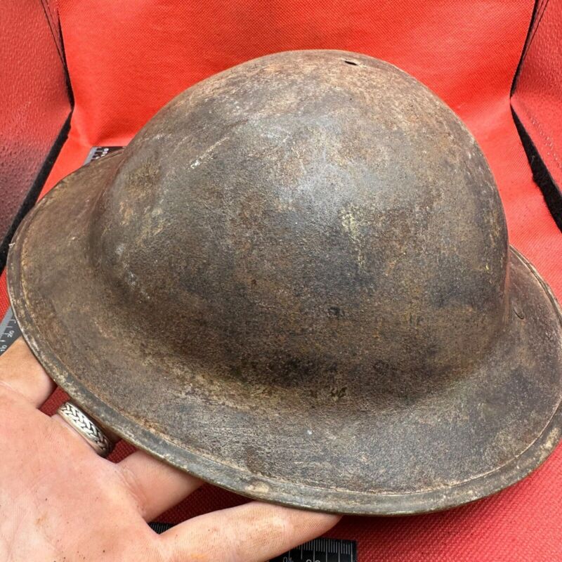 British Army Mk2 Brodie Helmet - Original WW2 - South African Manufactured - The Militaria Shop