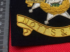 British Army Bullion Embroidered Blazer Badge - Notts & Derby Regiment - The Militaria Shop
