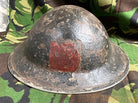British Army Mk2 Brodie Helmet - Original WW2 - South African Manufactured - The Militaria Shop