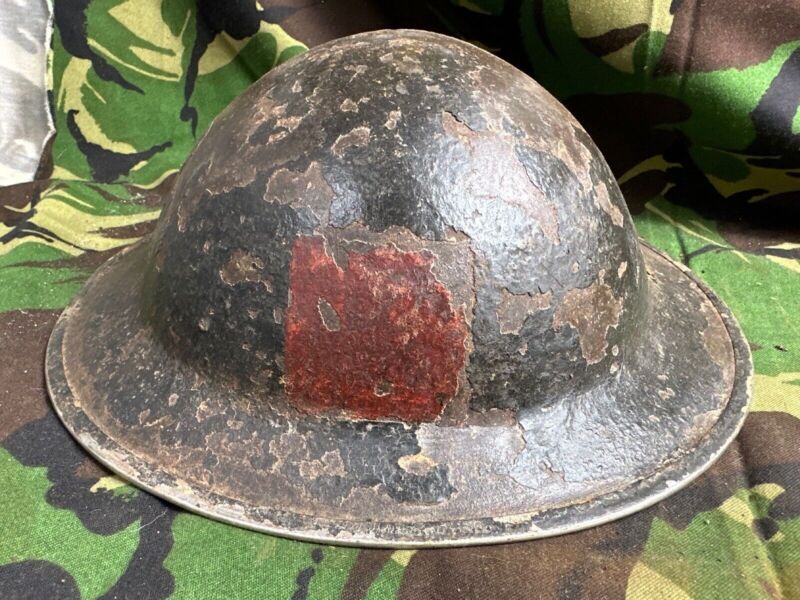 British Army Mk2 Brodie Helmet - Original WW2 - South African Manufactured - The Militaria Shop