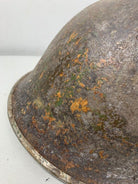 Mk3 Canadian / British Army Original WW2 Turtle Helmet High Rivet - The Militaria Shop