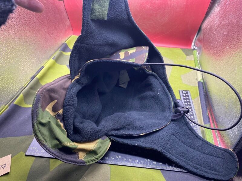 Original British Army DPM Camouflage Winter Cold Weather Cap with Ear Flaps - The Militaria Shop