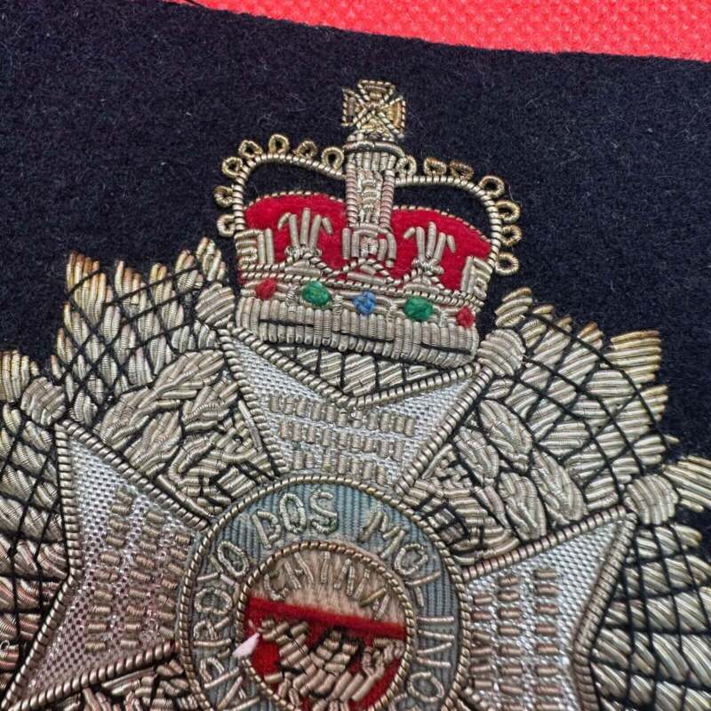 British Army Bullion Embroidered Blazer Badge - The Border Regiment - The Militaria Shop