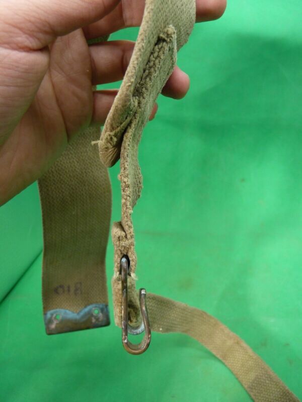 Original WW2 Pattern British Army L Strap Single - 37 Pattern Webbing Haversack - The Militaria Shop