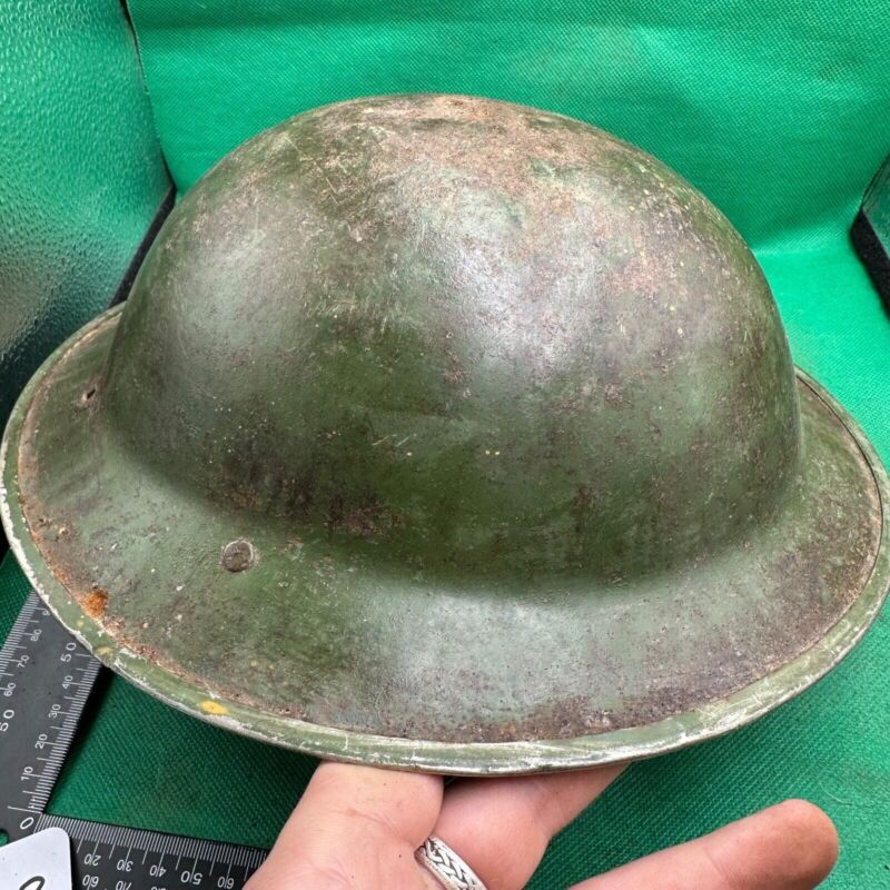 British Army Mk2 Brodie Helmet - Original WW2 - South African Manufactured - The Militaria Shop