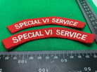 British Army Special VI Service Shoulder Title Pair - The Militaria Shop