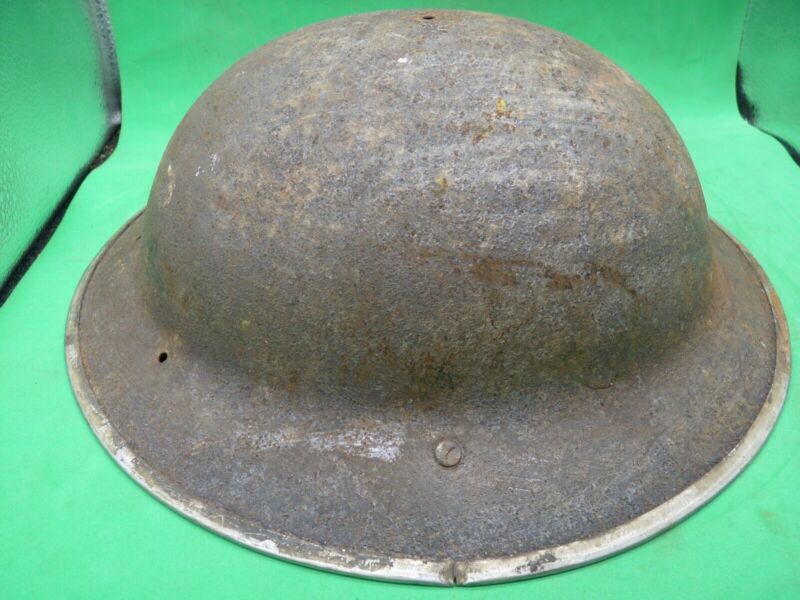 Original WW2 South African Army Mk2 Brodie Helmet - British Style Combat Helmet - The Militaria Shop