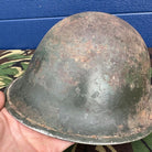 WW2 Canadian Army Mk3 Turtle Helmet - Original Helmet Shell - High Rivet - The Militaria Shop