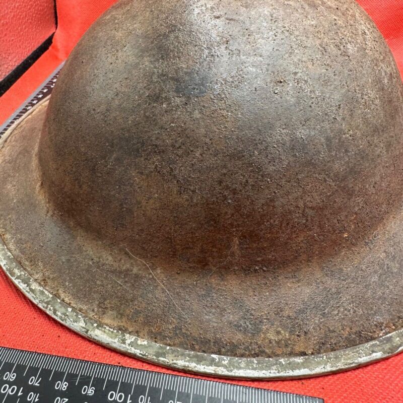 British Army Mk2 Brodie Helmet - Original WW2 - South African Manufactured - The Militaria Shop