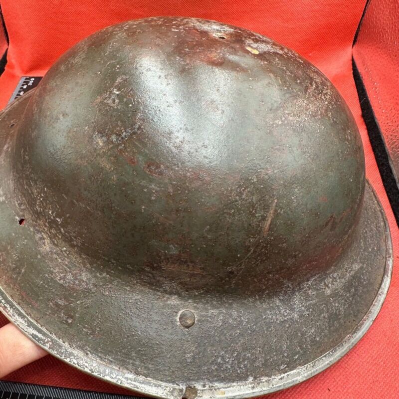 British Army Mk2 Brodie Helmet - Original WW2 - South African Manufactured - The Militaria Shop