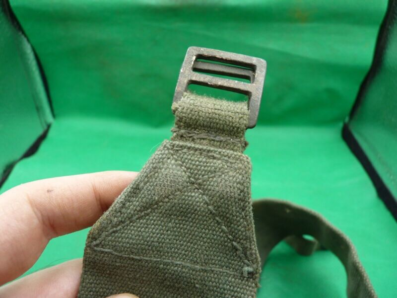 Original WW2 British Army 44 Pattern Equipment Strap - 1945 Dated - The Militaria Shop