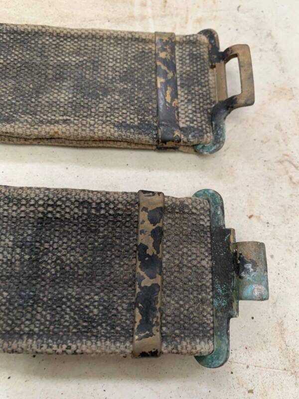 Original WW2 37 Pattern - British Airforce RAF  Webbing Belt - 40 Inch Waist - The Militaria Shop