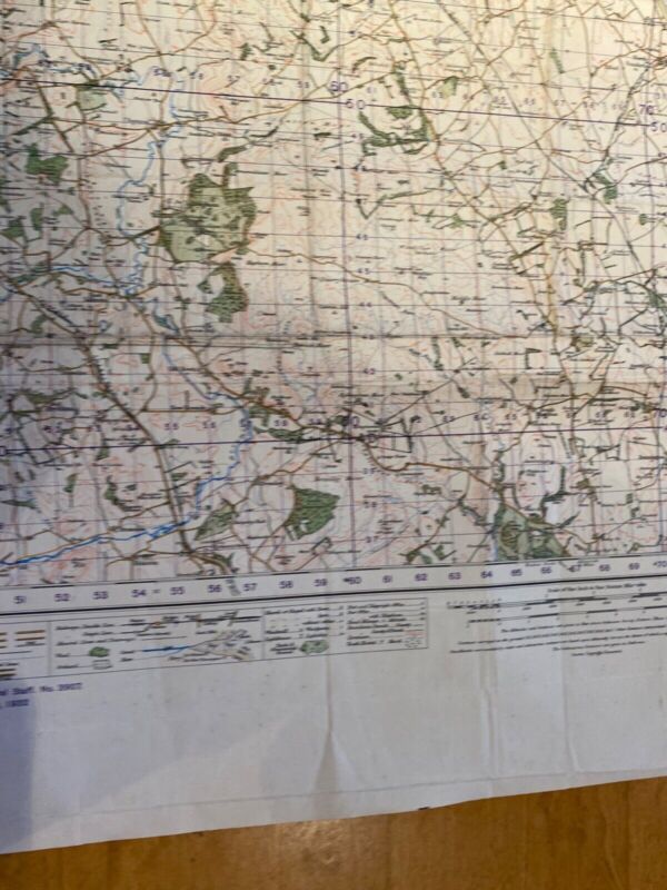 Large WW2 British Army - 1932 dated General Staff map of HOLY ISLAND. - The Militaria Shop