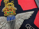 British Army Bullion Embroidered Blazer Badge - Parachute Regiment - Kings Crown - The Militaria Shop