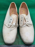 Original WW2 British Army Women's White Summer Shoes - ATS WAAF - Size 230s - The Militaria Shop