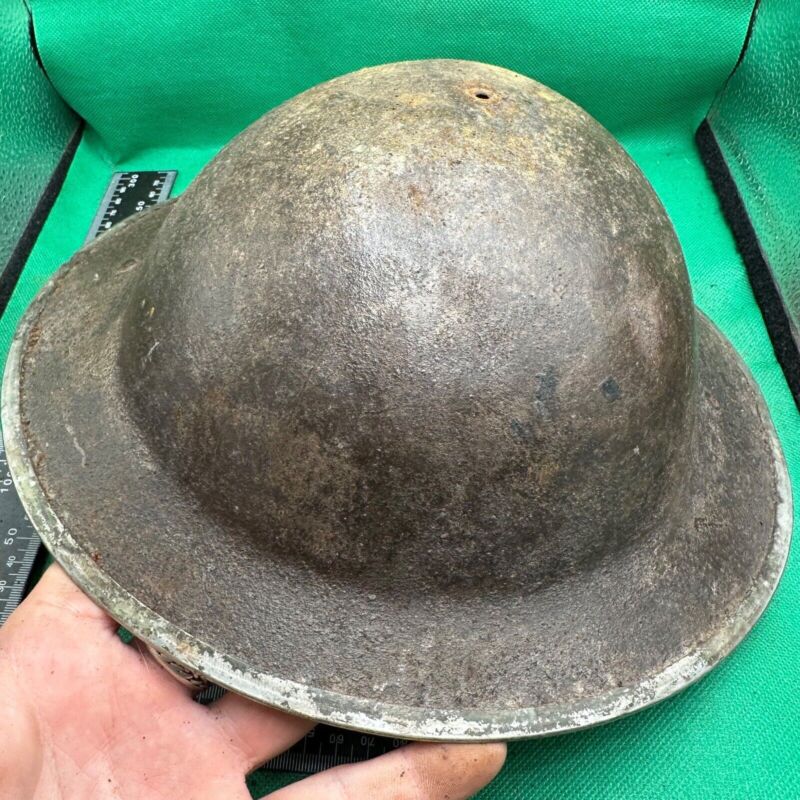 British Army Mk2 Brodie Helmet - Original WW2 - South African Manufactured - The Militaria Shop