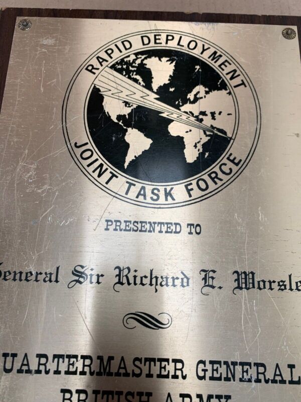 British Army Wall Plaque - Rapid Deployment Joint Task Force - The Militaria Shop