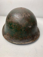 Mk3 Canadian / British Army Original WW2 Turtle Helmet High Rivet - The Militaria Shop