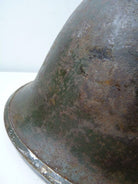 Mk3 Canadian / British Army Original WW2 Turtle Helmet High Rivet - The Militaria Shop