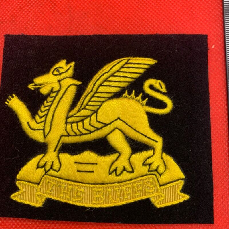 British Army The Buffs Regimental Embroidered Blazer Badge - The Militaria Shop