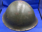 WW2 Canadian Army Mk3 Turtle Helmet - Original WW2 Helmet Shell - High Rivet - The Militaria Shop