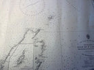 WW2 British 1952 Dated ADMIRALTY EDITION map of THE GULF OF ST. LAWRENCE. - The Militaria Shop