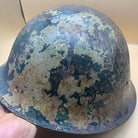 Original WW2 British / Canadian Army Mk3 Hight Rivet Turtle Army Combat Helmet - The Militaria Shop